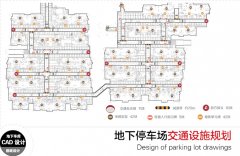 停车场交通设施布点